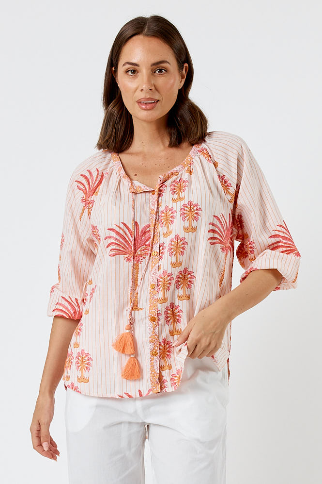 Kabana Agnes Buttoned Top | EXCLUSIVE