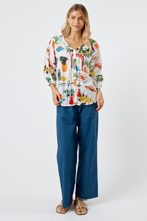 Kabana Ella Buttoned Top | EXCLUSIVE