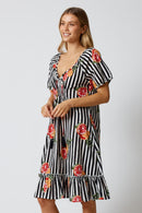 Kabana Inis Shirred Dress Black | EXCLUSIVE