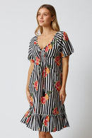 Kabana Inis Shirred Dress Black | EXCLUSIVE