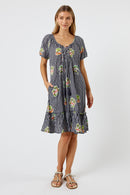 Kabana Jayne Shirred Dress | EXCLUSIVE