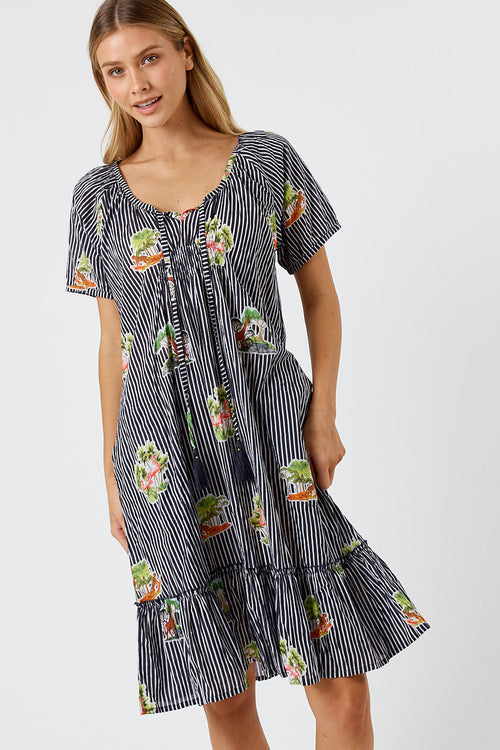Kabana Jayne Shirred Dress | EXCLUSIVE