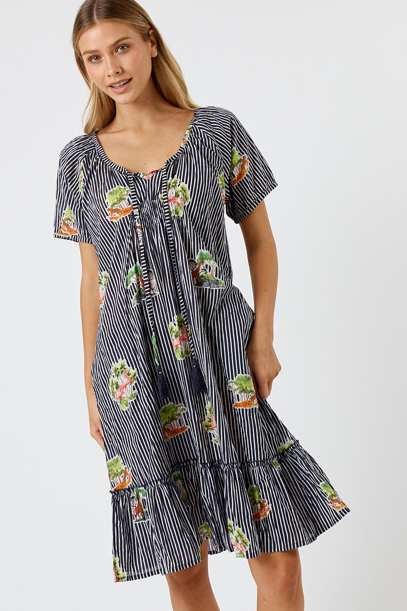 Kabana Jayne Shirred Dress | EXCLUSIVE