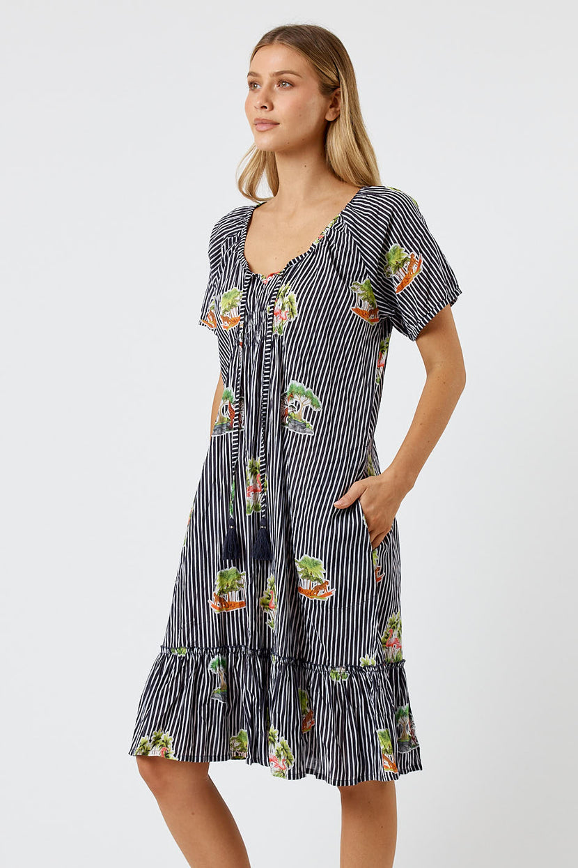 Kabana Jayne Shirred Dress | EXCLUSIVE