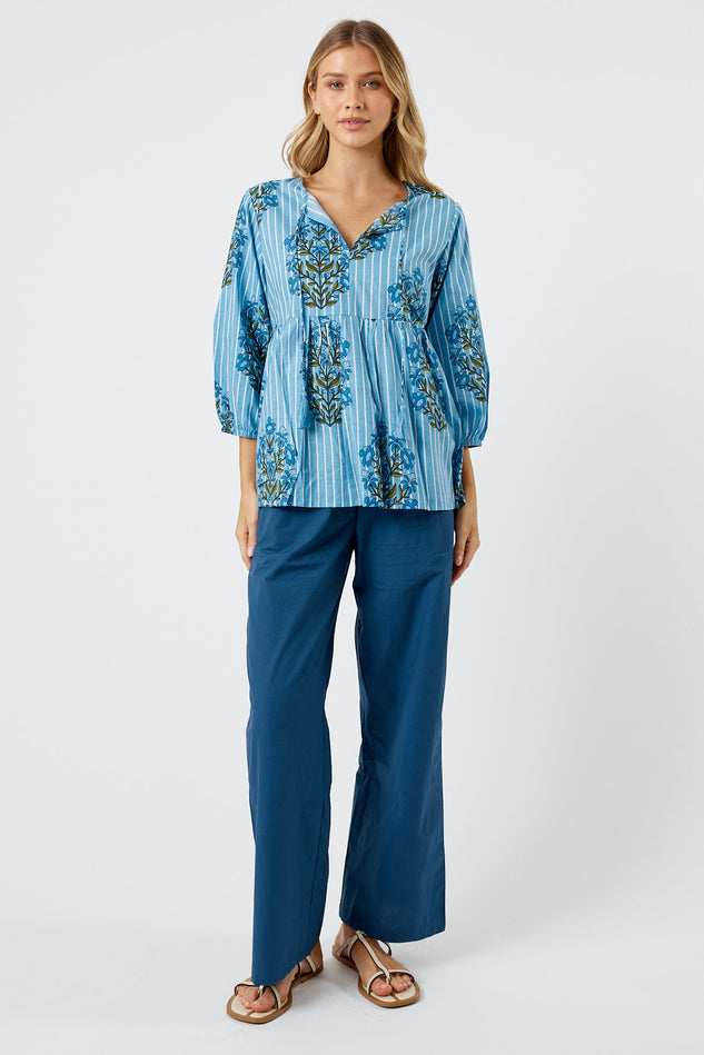 Kabana Lili Top Blue | EXCLUSIVE