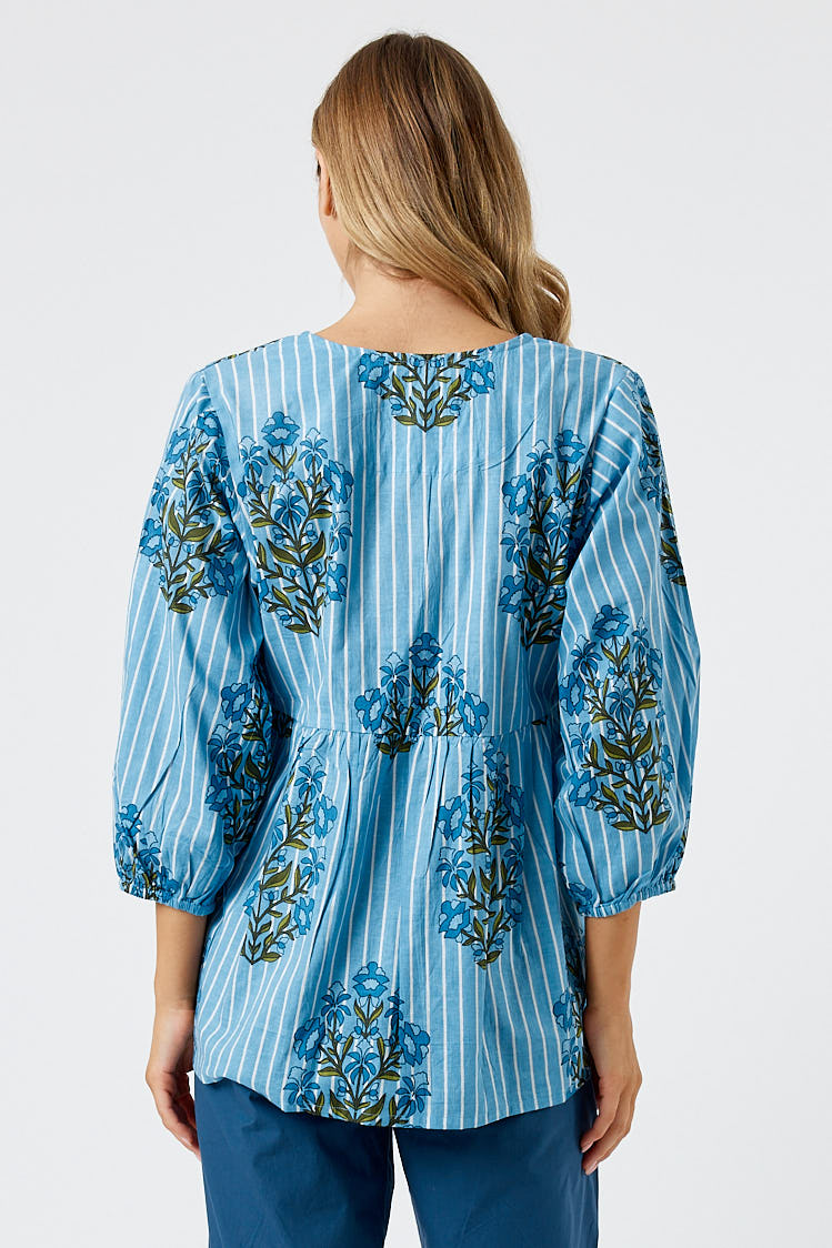 Kabana Lili Top Blue | EXCLUSIVE