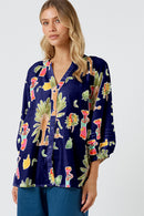 Kabana Sabrina Shirt Navy | EXCLUSIVE
