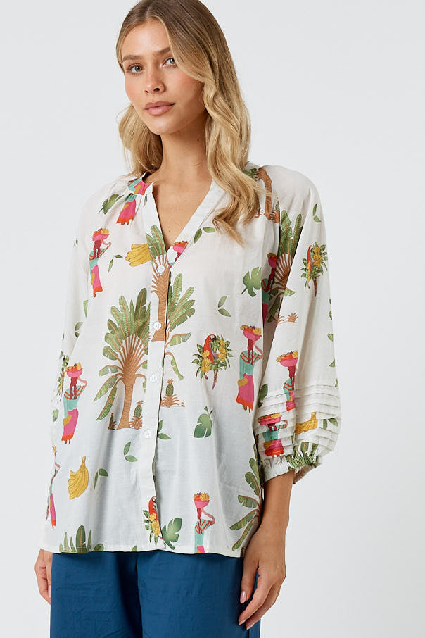 Kabana Sabrina Shirt White | EXCLUSIVE