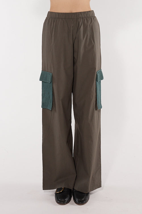 Itami Crochet Cargo Pant Khaki