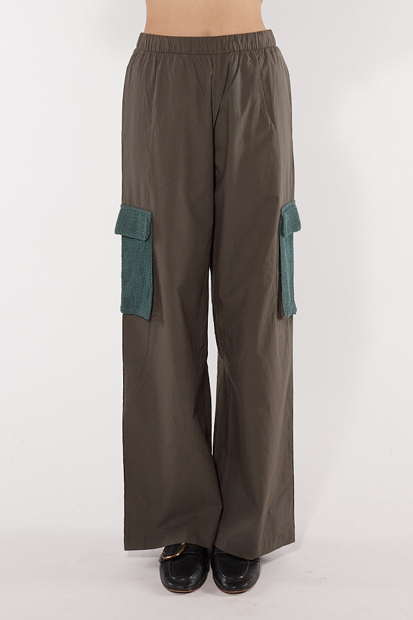 Itami Crochet Cargo Pant Khaki