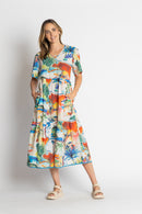 LulaLife Alba Midi Print