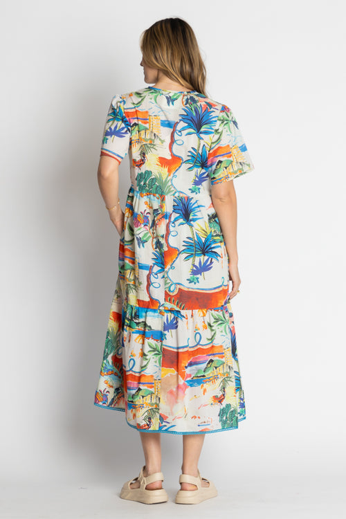 LulaLife Alba Midi Print