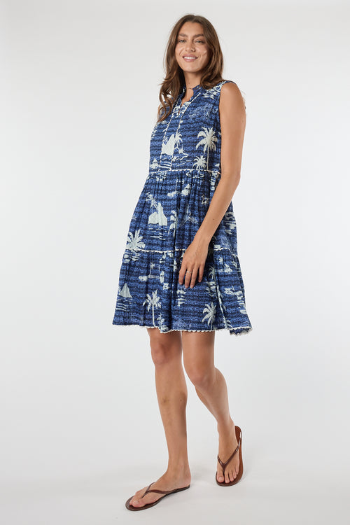 LulaLife Alura Sundress Ocean