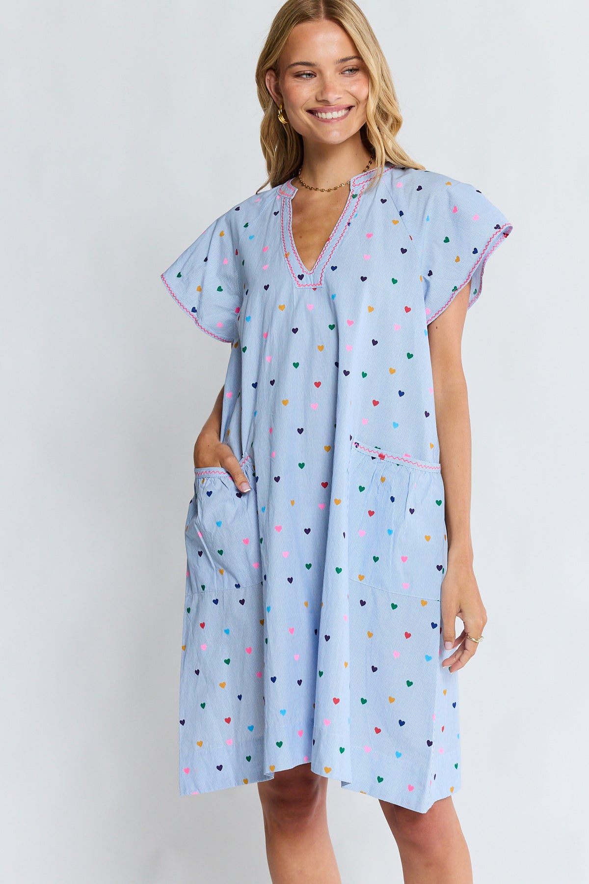 LulaLife Amour Dress Stripe