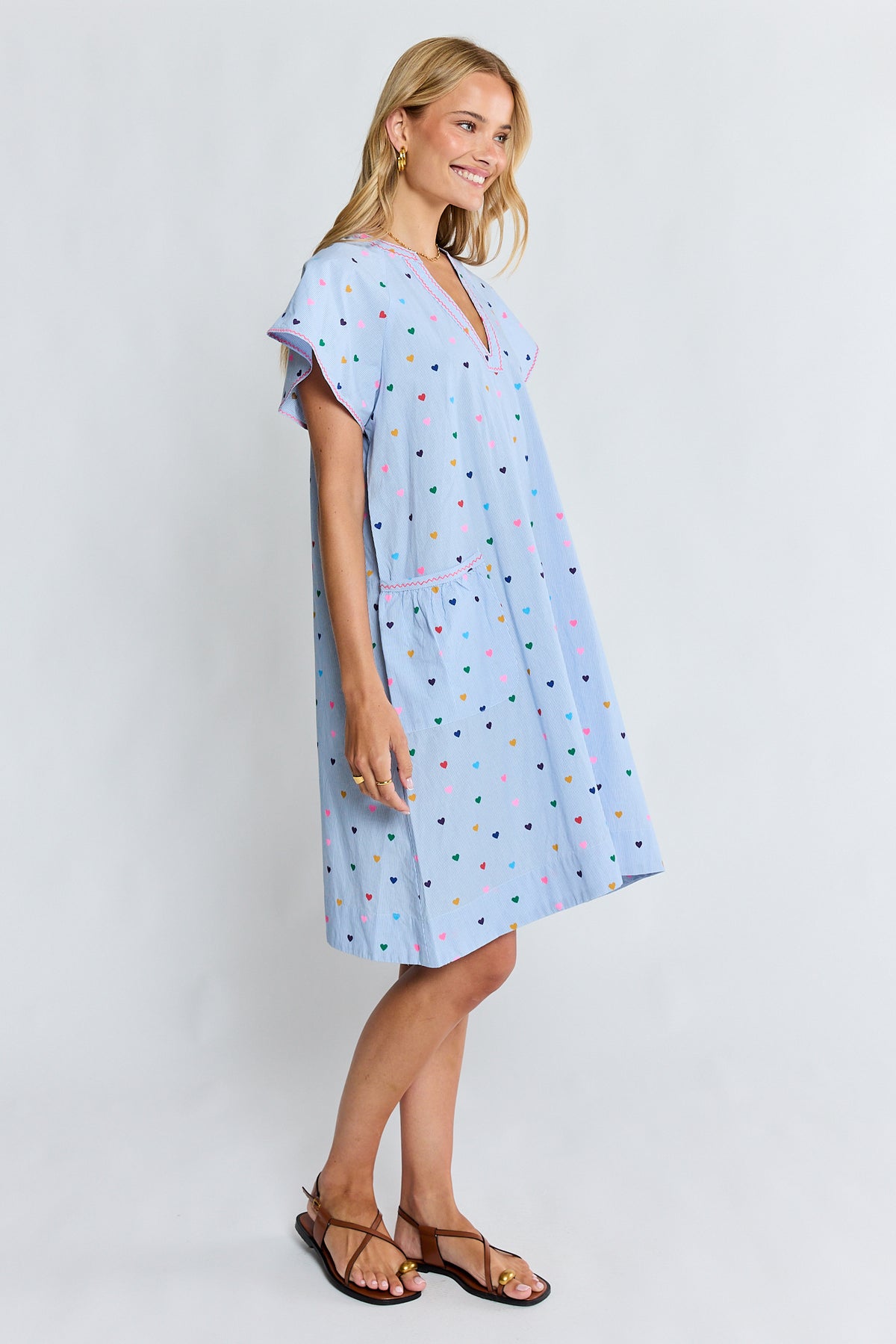 LulaLife Amour Dress Stripe