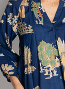 LulaLife Amrita Shirt Navy