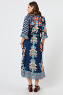 LulaLife Arden Midi Navy