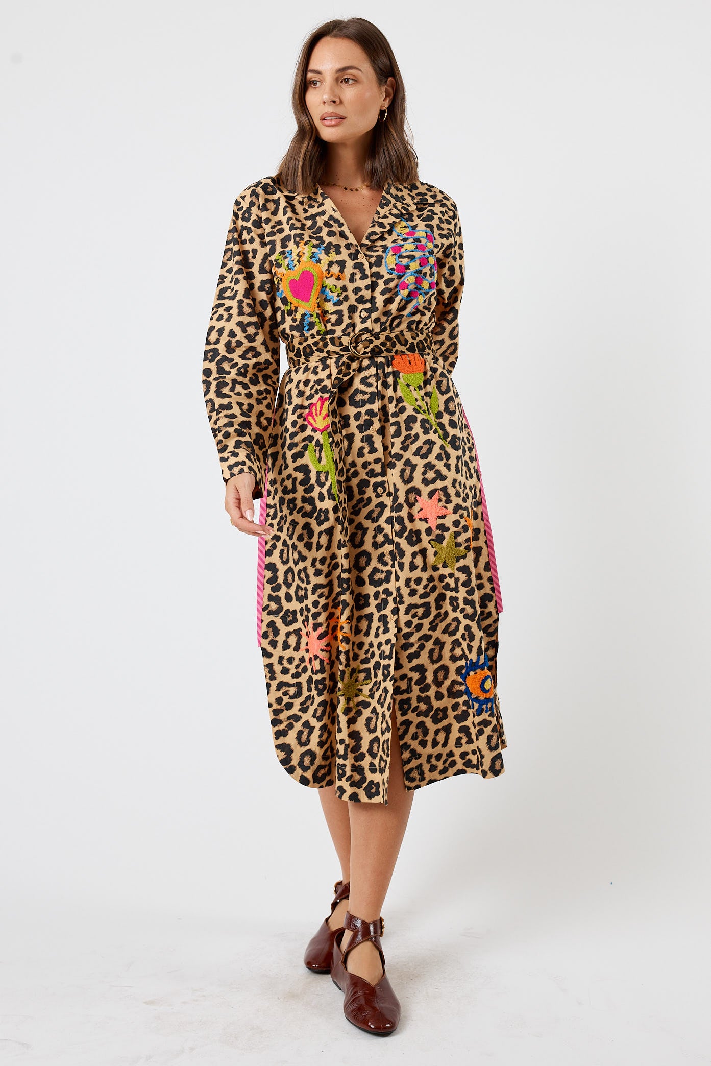 LulaLife Azure Shirtmaker Leopard