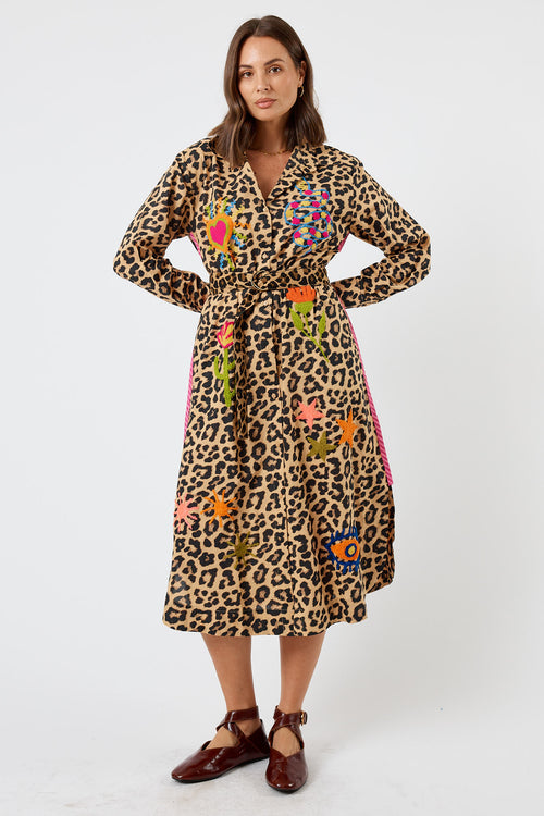 LulaLife Azure Shirtmaker Leopard