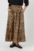 LulaLife Azure Skirt Leopard