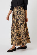 LulaLife Azure Skirt Leopard