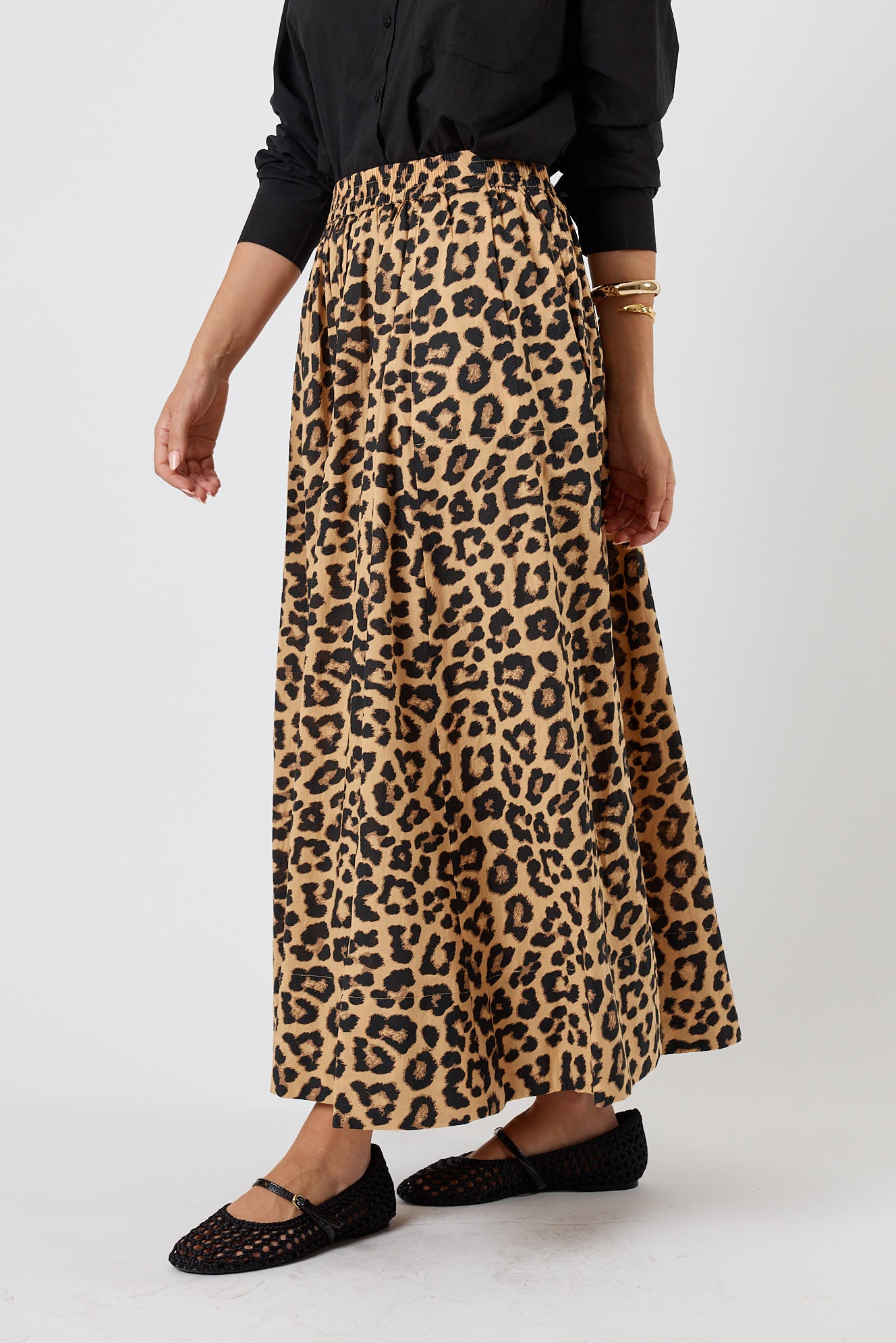 LulaLife Azure Skirt Leopard