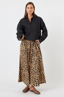 LulaLife Azure Skirt Leopard