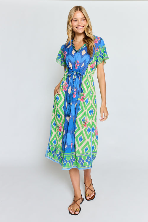 PRE SALE | LulaLife Bella Vista Midi Blueberry