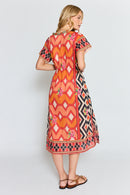 PRE SALE | LulaLife Bella Vista Midi Tangerine