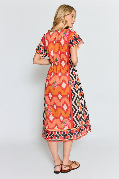 PRE SALE | LulaLife Bella Vista Midi Tangerine