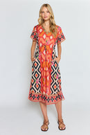 PRE SALE | LulaLife Bella Vista Midi Tangerine