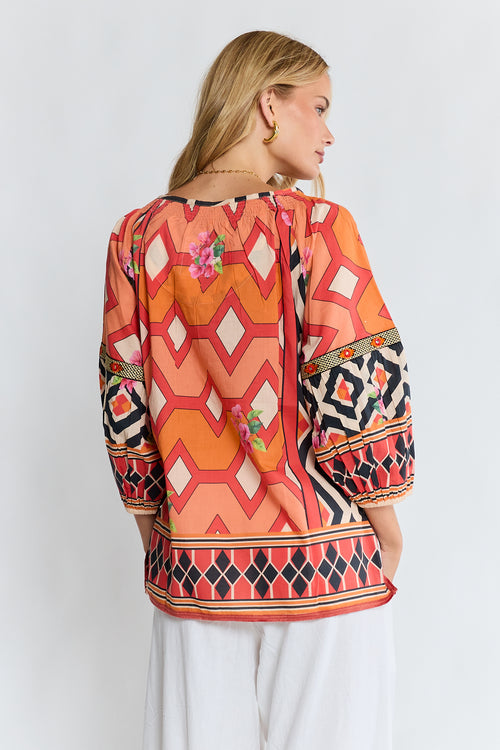 PRE SALE | LulaLife Bella Vista Top Tangerine