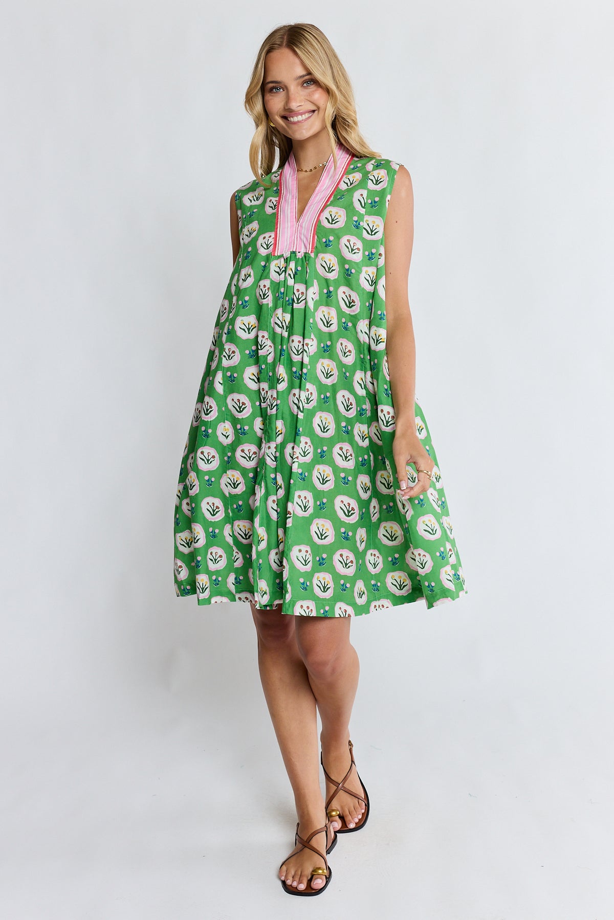 LulaLife Beth Sundress Fern
