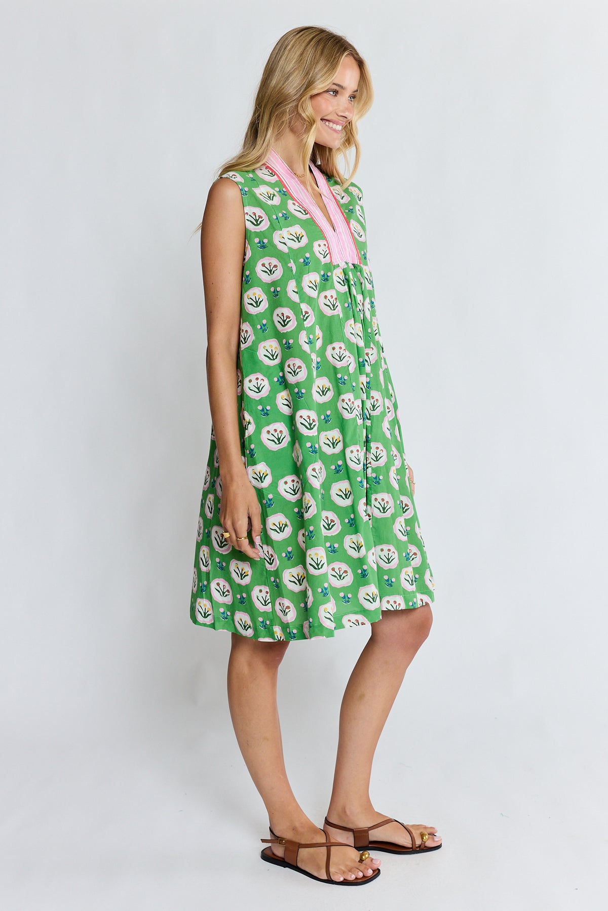 LulaLife Beth Sundress Fern