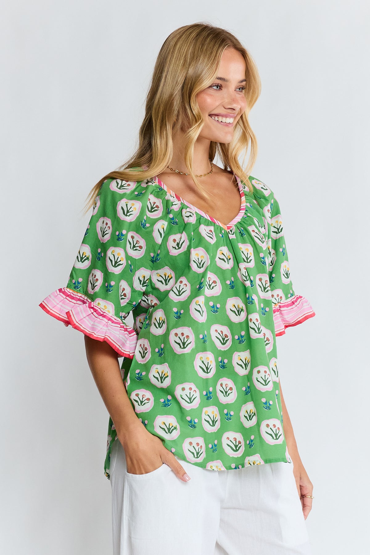 LulaLife Beth Top Fern