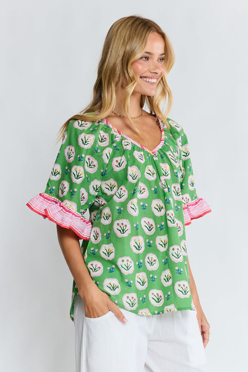 LulaLife Beth Top Fern