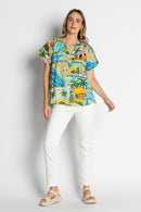 LulaLife Caleta Top Print
