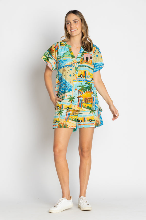 LulaLife Caleta Top Print