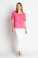 LulaLife Celeste Cropped Top Pink