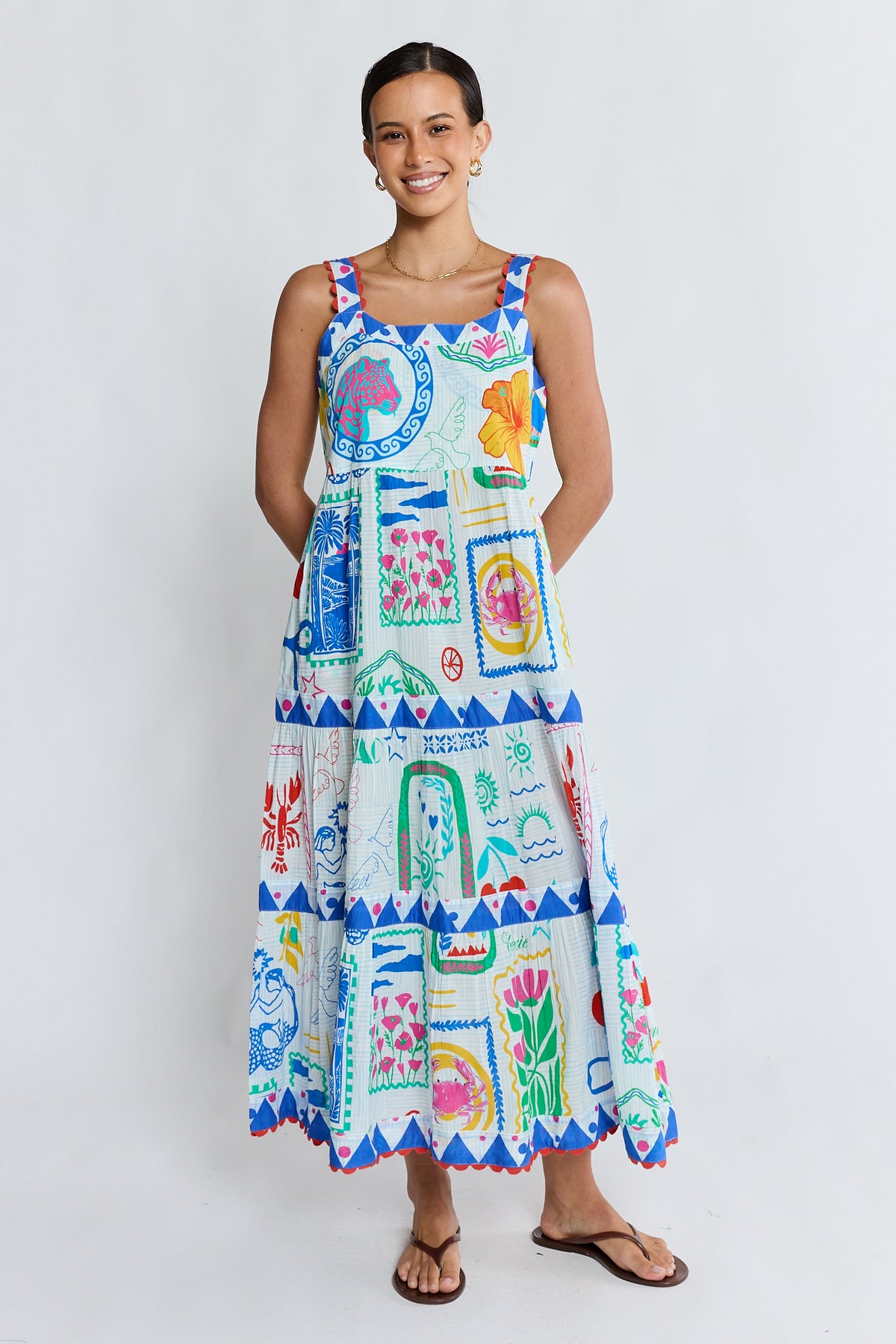 LulaLife Ciao Sundress Print