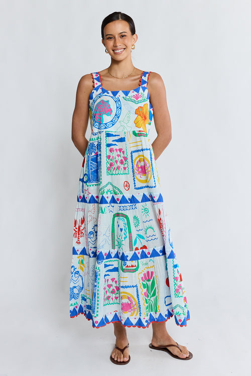 LulaLife Ciao Sundress Print