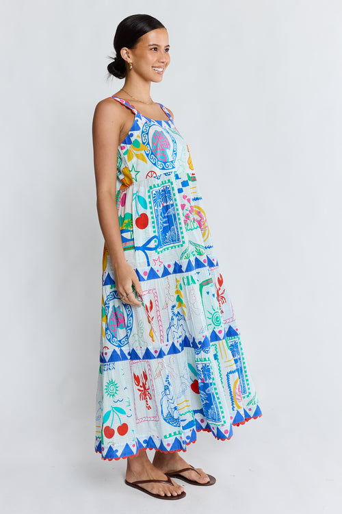 LulaLife Ciao Sundress Print