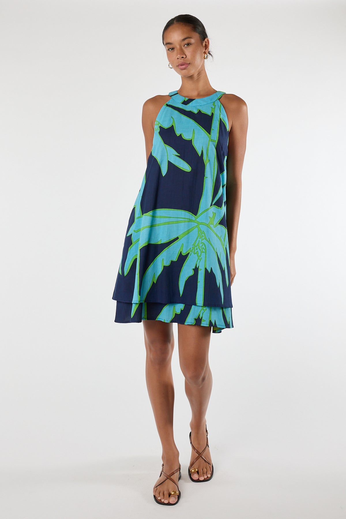 LulaLife Colette Swing Dress Navy