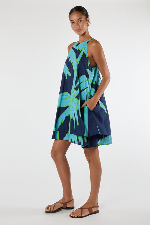 LulaLife Colette Swing Dress Navy