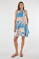 LulaLife Colette Swing Dress Sky