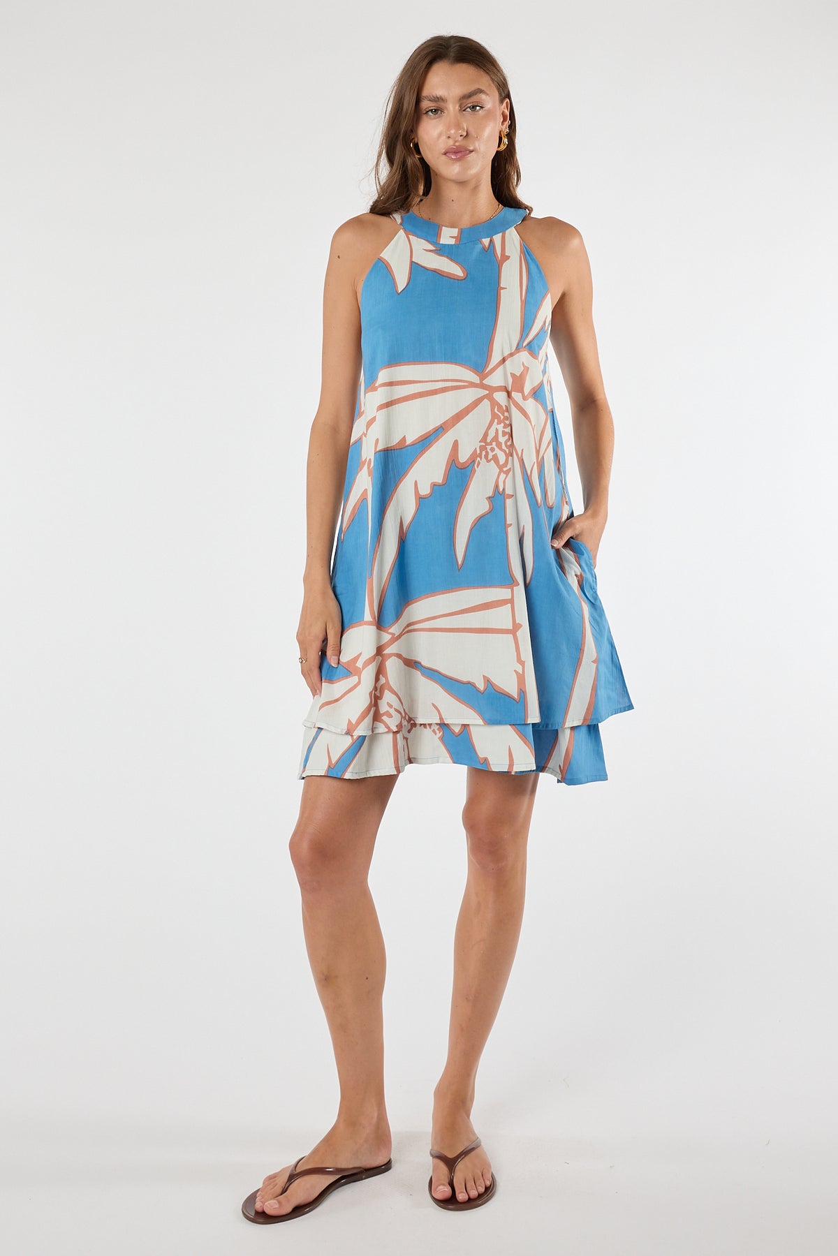PRE SALE | LulaLife Colette Swing Dress Sky