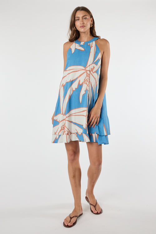 LulaLife Colette Swing Dress Sky