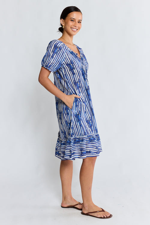 LulaLife Crayfish Dress Ocean