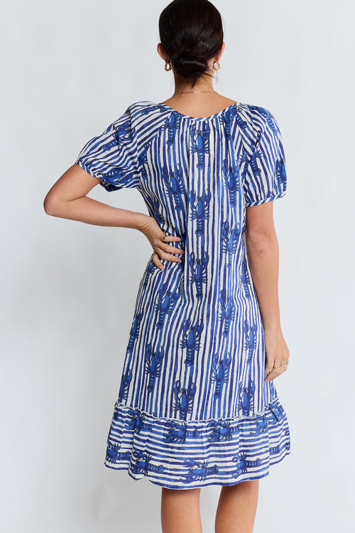 LulaLife Crayfish Dress Ocean