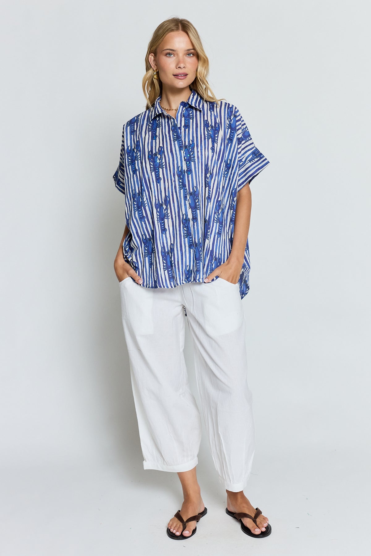 LulaLife Crayfish Shirt Ocean